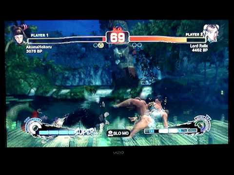 SSF4: AkumaHokoru (Juri) vs Relix (Chun Li) - GAF XBL 3 vs 3 Team Tourney - Set 3
