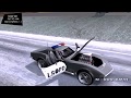 Chevrolet Corvette C3 Stingray Police LSPD para GTA San Andreas vídeo 1