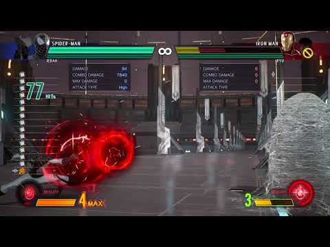 MARVEL VS. CAPCOM: INFINITE jedah setup to spiderman infinite 100%