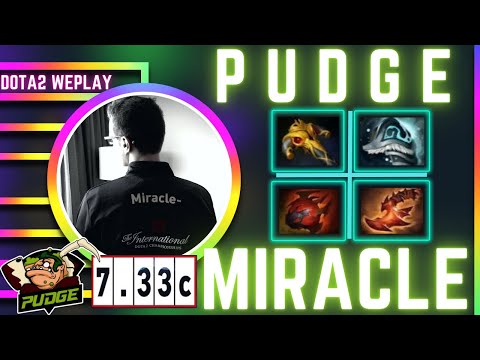 Miracle Pudge Epic Butcher   Dota 2 Pro Gameplay top Ranked mmr Dota