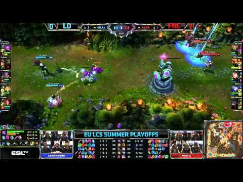 FNC vs LD | Fnatic vs Lemondogs Game 3 | 1st place decider European LCS Playoffs finals | GamesCom
