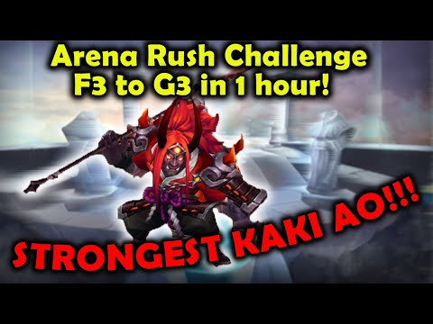 F3 to G3 in 1 hour Arena Rush with the strongest KAKI in Game! Summoners War