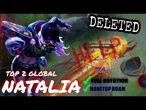 Non Stop Roaming / Full Rotation Natalia - [Top 2 Global Natalia Gameplay] - MLBB
