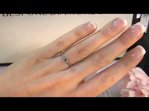 SR1022 Compass Set Solitaire Diamond Ring