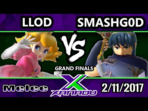 S@X Monthly - lloD (Peach) Vs. SmashG0D (Marth) - SSBM Grand Finals - Smash Melee