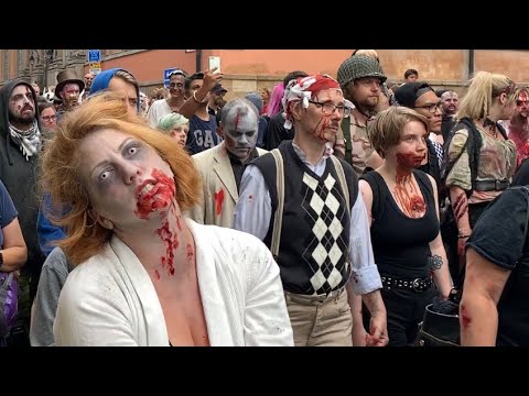 Stockholm Zombie Walk 2019: Sankt Paulsgatan