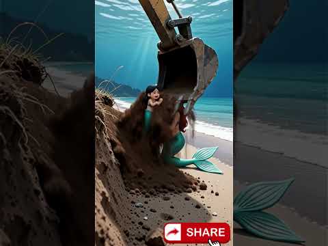 The mermaid couldn't save her adorable baby 🧜‍♀️ #mermaid #funnyshorts #shorts