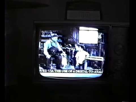 1973 Philco TV, 2009 during the Analog cut off