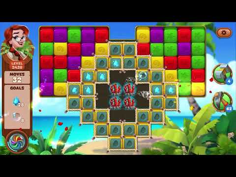 Lost Island Blast Adventure Level 2438 NO BOOSTERS - A S GAMING ✔️