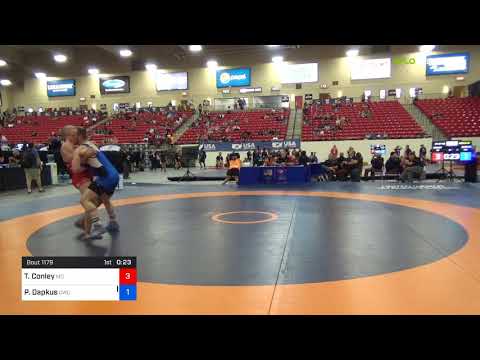 2018 Marine Corps US Open/Senior Men's Greco-Roman 87 Con 8 #1 - Travis Conley (MO) Vs. Patrick Da