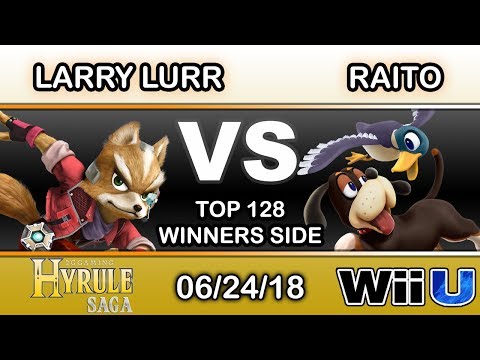 Hyrule Saga - MSF | Larry Lurr (Fox) Vs. CND | Raito (Duck Hunt) Top 128 Winners Side - Smash 4