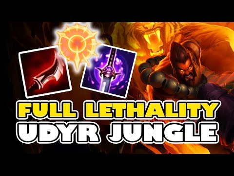 LETHALITY UDYR JUNGLE! DOUBLE DOT 1 SHOT! - League of Legends
