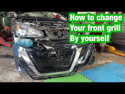 Replacing front grill on Nissan Altima