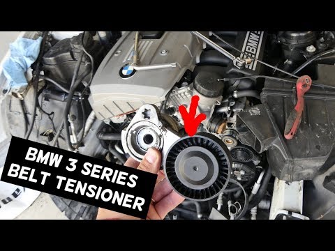 BMW E90 SERPENTINE BELT TENSIONER REPLACEMENT 325I 328I E60 525I 528I E91 E92