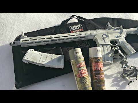 How to Paint Your Rifle: Winter / Alpine Camouflage