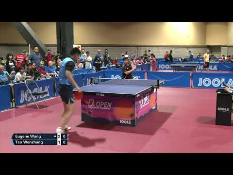 LA OPEN 2019 | Eugene Wang vs Tao WenZhang | Table Tennis highlights