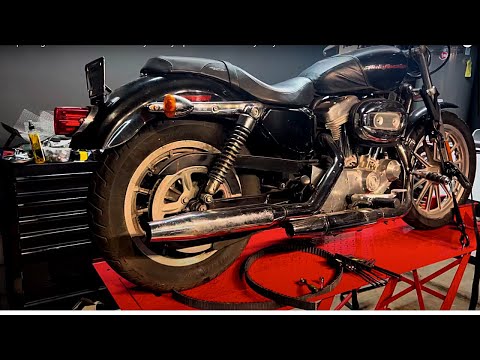 Replacing the Rear Drive Belt on My Harley Sportster - The Easy Way