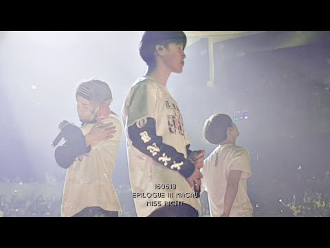 160618 BTS EPILOGUE IN MACAU - MISS RIGHT (JM V JK FOCUS)