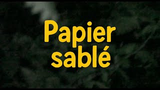 Papier sablé
