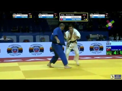 Judo 2016 European Championships Kazan: Tchrikishvili (GEO) - Yucel (TUR) [-81kg]