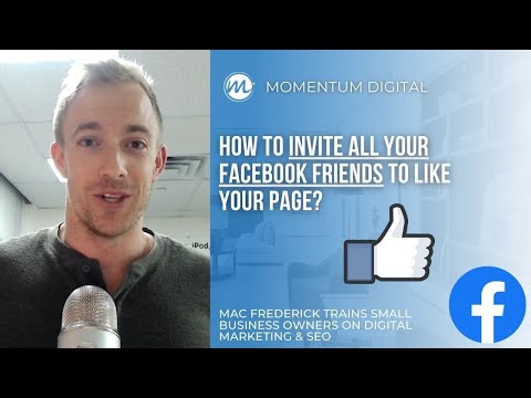 How to Invite All Your Friends to Like Your Facebook Page 👍🏼 Automatically in Bulk