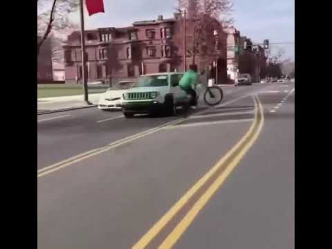 road rage using bicycle | Car Drivers are this close to hit the bicycle rider