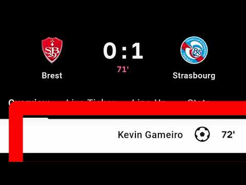Kevin Gameiro Goal Vs Brest | Brest Vs Strasbourg | 0-1 |