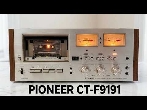✨ Pioneer CT-F9191 Vintage Stereo Cassette Deck – Professionally Serviced – Wood Case – Tested – BVA image 23