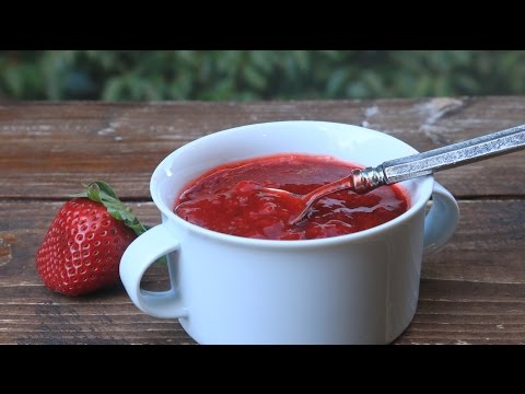 Salsa de fresas o frutillas