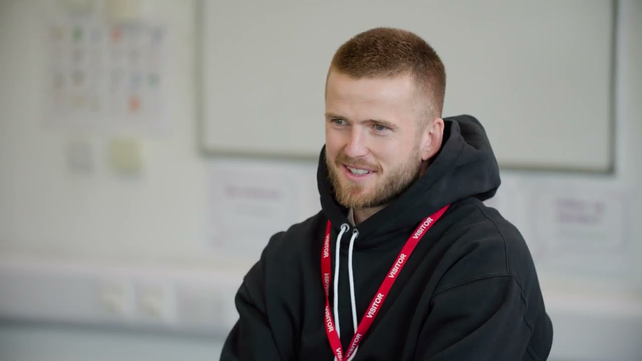 Tottenham footballer and linguist, Eric Dier, chats with students about language learning.