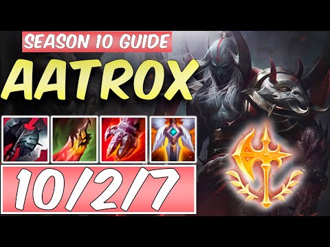 HOW TO PLAY AATROX SEASON 10 | BEST Build & Runes | Season 10 Aatrox guide | League of Legends