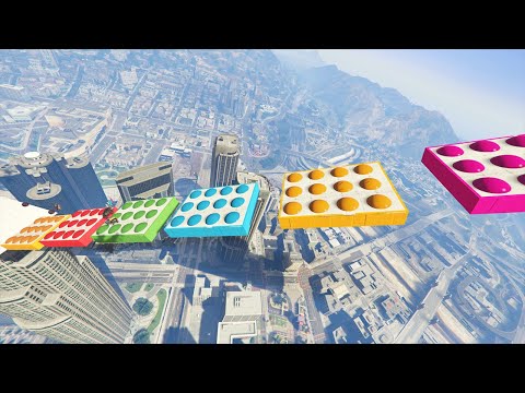 LA MEGA RAMPA MÁS EXTRAÑA DEL MUNDO EN GTA 5 ONLINE - Kosi023