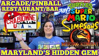 MY TRIP to Crabtowne USA Maryland (Full Tour - Arcade Machines/Pinball Machines) Seafood Restaurant!
