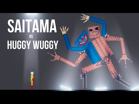 SAITAMA vs Two-Headed Huggy Wuggy !!! Brick Golem - People Playground 1.21.3