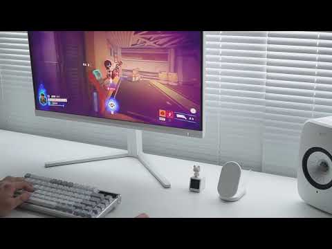 게임시연 - 필립스 에브니아 27M2N5501 QHD 180 프리싱크 HDR 400 게이밍 화이트 무결점 [다나와 리포터]