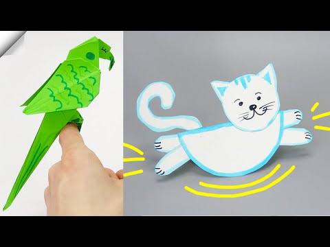 Fun and easy paper game 6 moving paper toys