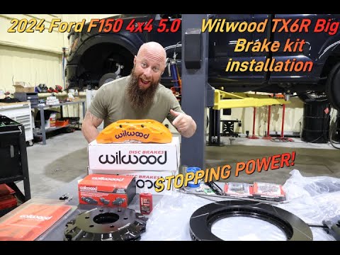 2024 Ford F150 4x4 5.0 - Wilwood TX6R Big Brake front kit installation