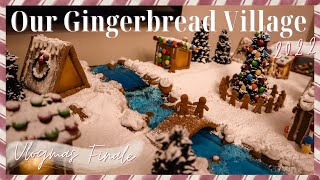 FULLY Edible Gingerbread Tiny Home Village Construction - Mini Gingerbread Houses | Vlogmas FINALE