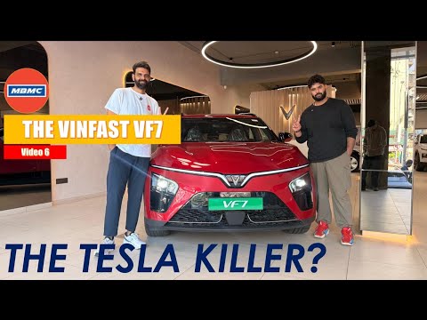 The #tesla killer? #vinfast #vf7 - All the #tech, #safety & #design you need under Rs. 25 lacs!