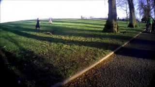preview picture of video 'Hubsan X4 H107C HD 067x Lens Mod Flight 2 - Stoke Park Guildford'
