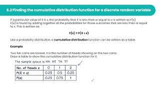 Discrete random variables.