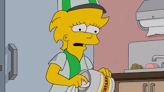 Lisa Não Fez Faculdade e Virou Garçonete | Os Simpsons