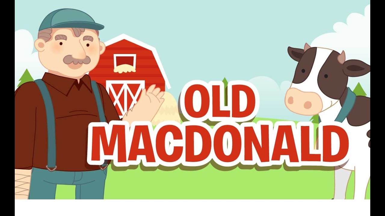 Old MacDonald Had a Farm • Nursery Rhymes Song with Lyrics • Animated Cartoon for Kids