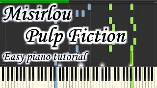Misirlou - Pulp Fiction - Very easy and simple piano tutorial synthesia cover