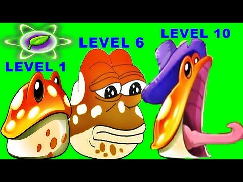 Toadstool Pvz2 Level 1-6-10 Max Level in Plants vs. Zombies 2: Gameplay 2017
