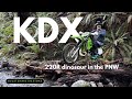 KDX 220R Riding A Dinosaur In PNW Single Track