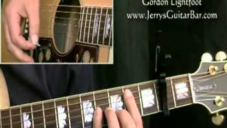 How To Play Gordon Lightfoot Sundown (intro only)