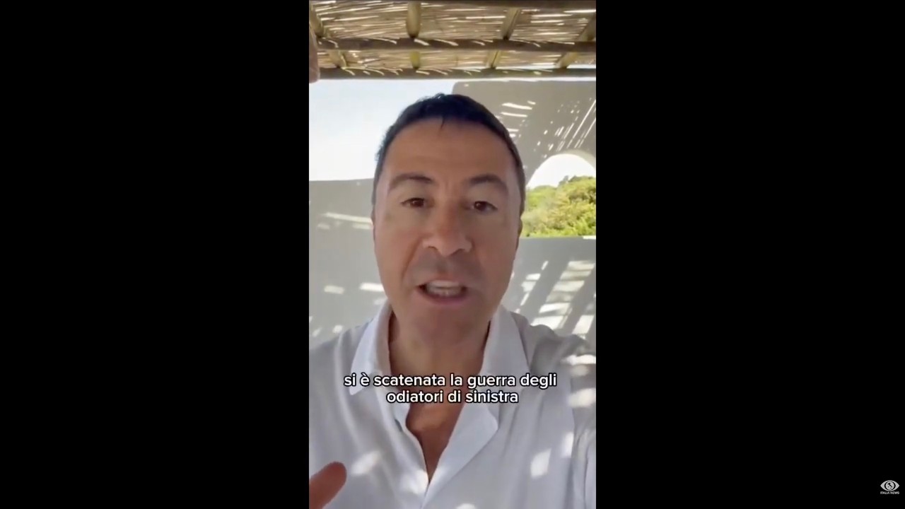 ITALO BOCCHINO: “ODIO DI SINISTRA CONTRO DE GREGORI E ERRI DE LUCA PERCHÈ NON SI SCHIERANO"