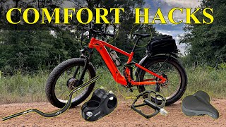 Stop Riding Uncomfortable! Easy Bike & E Bike Comfort Fixes
