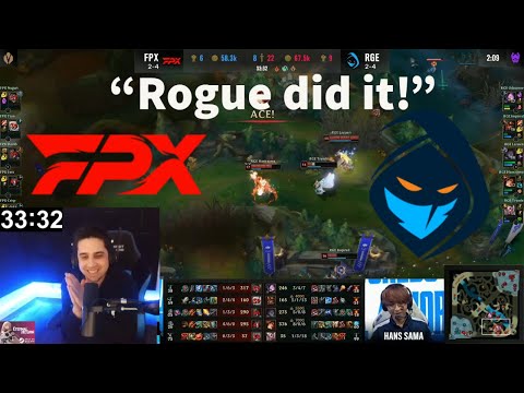 IWillDominate Reacts To The Moment Former World Champions FPX Are Knocked Out By RGE!!